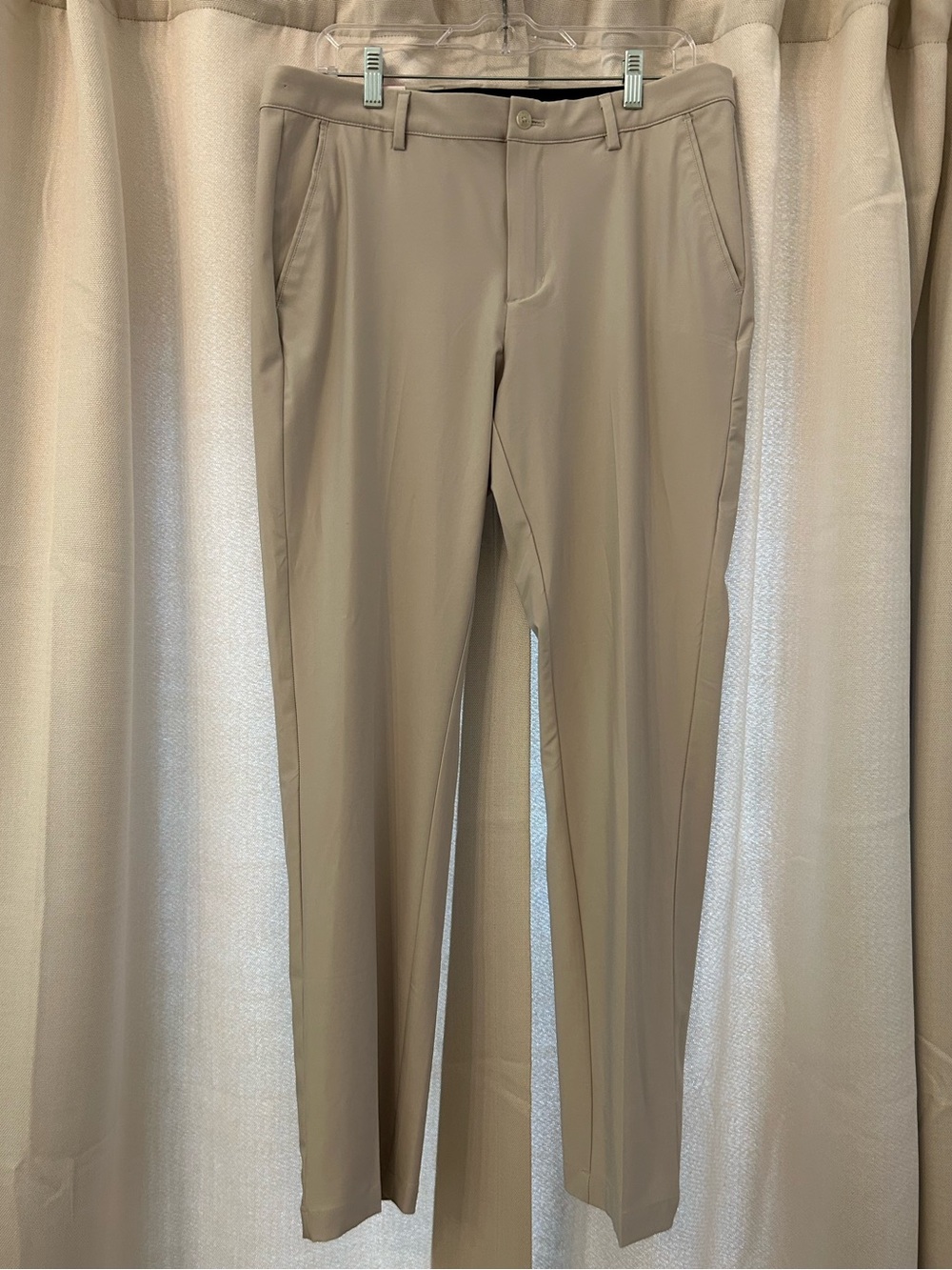 Men's Slim Dress Pants in Light Gray